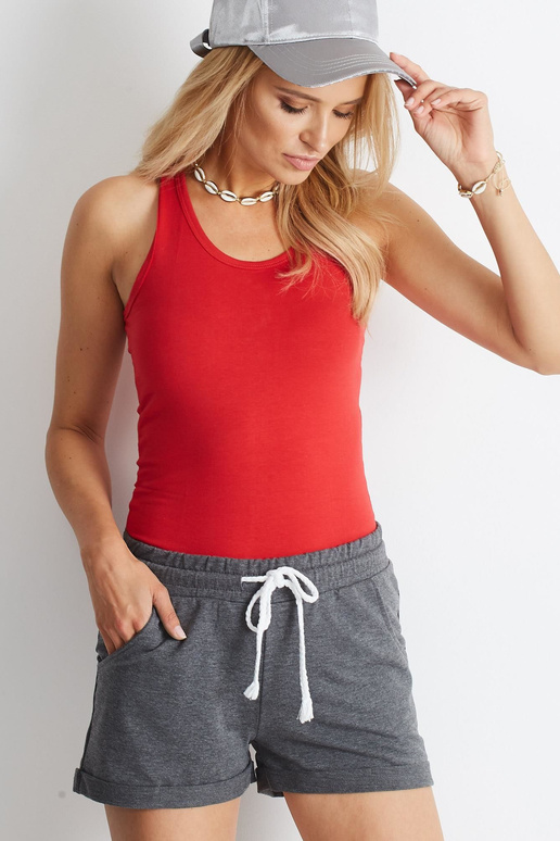 Tmavě šedé šortky Rejuvenate