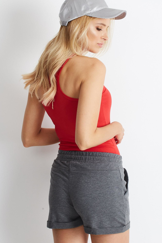 Tmavě šedé šortky Rejuvenate