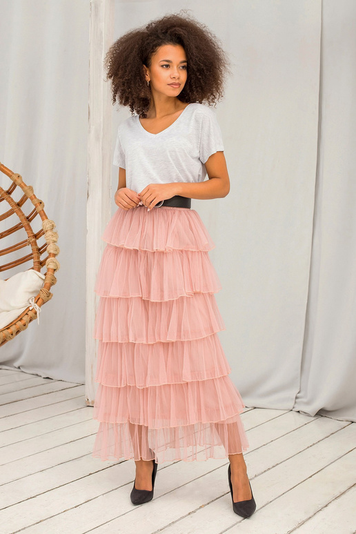 Světle šedé melanžové tričko Emory