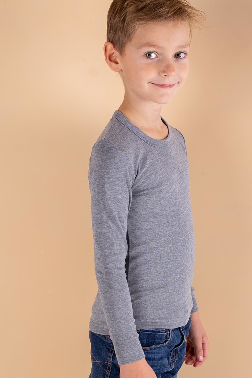 Šedá termoaktivní chlapecká halenka