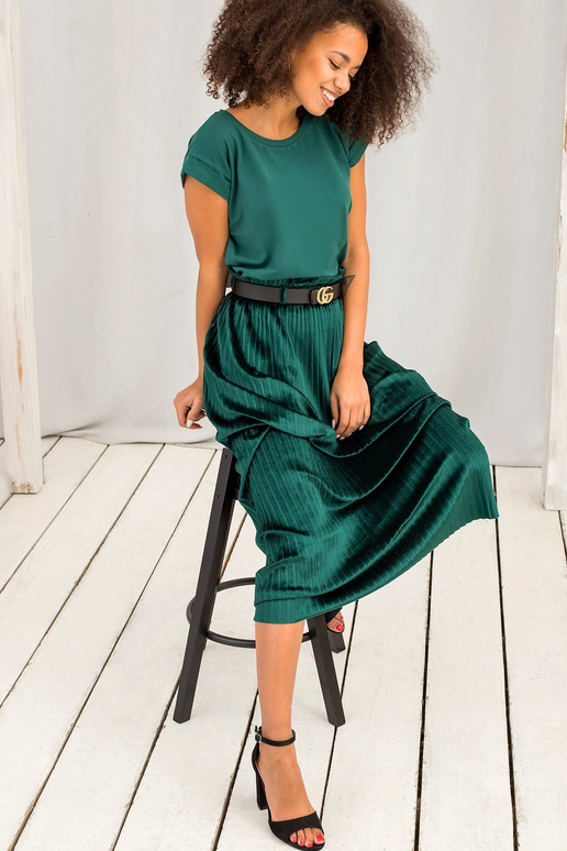 Tmavě zelené tričko Revolution