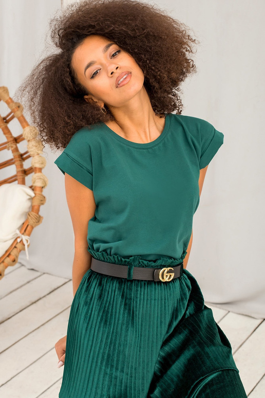 Tmavě zelené tričko Revolution