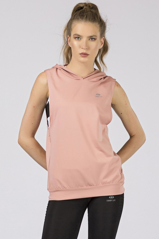 Mikina TOMMY LIFE Dirty Pink Mikina TOMMY LIFE Dirty Pink