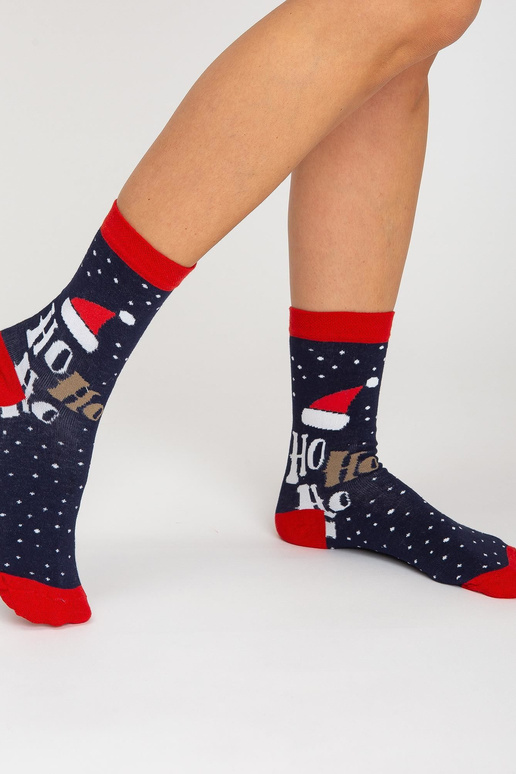 Ponožky s vánočním potiskem 3 páry