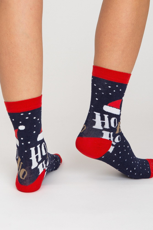 Ponožky s vánočním potiskem 3 páry