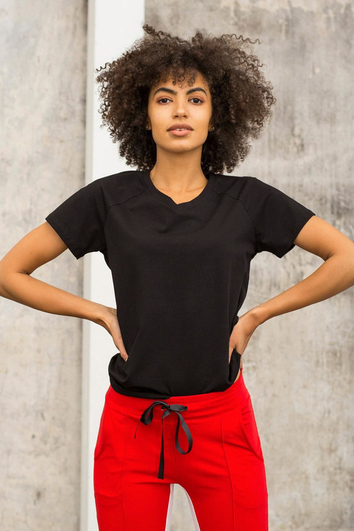 PRO FITNESS Černé tričko Layla PRO FITNESS Černé tričko Layla