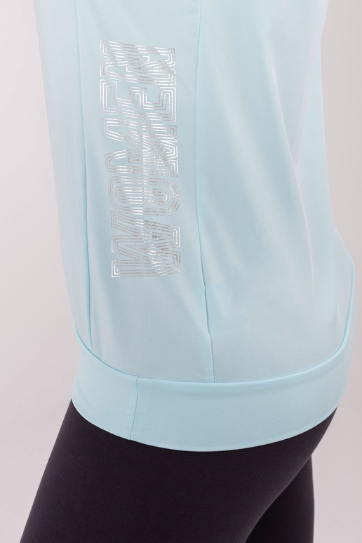 Světle modrá mikina s kapucí TOMMY LIFE Světle modrá mikina s kapucí TOMMY LIFE