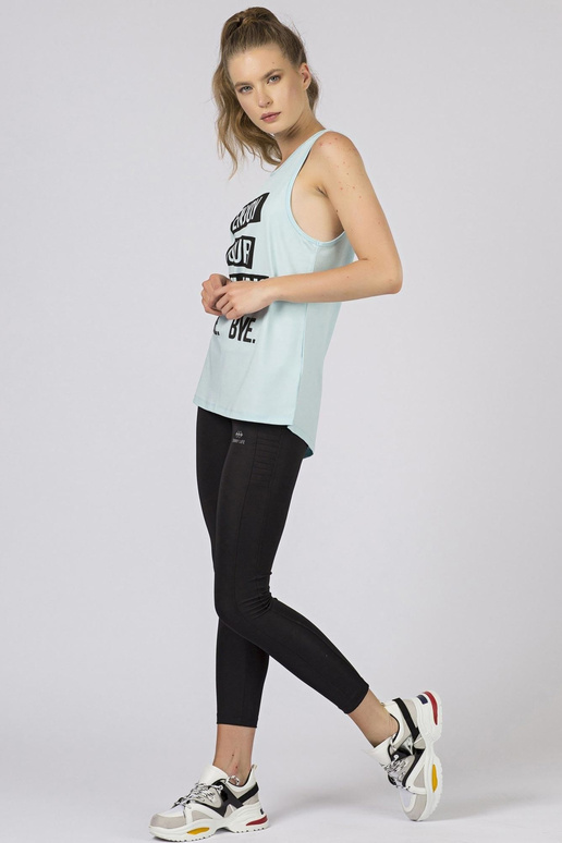 TOMMY LIFE Světle modrý sportovní top TOMMY LIFE Světle modrý sportovní top