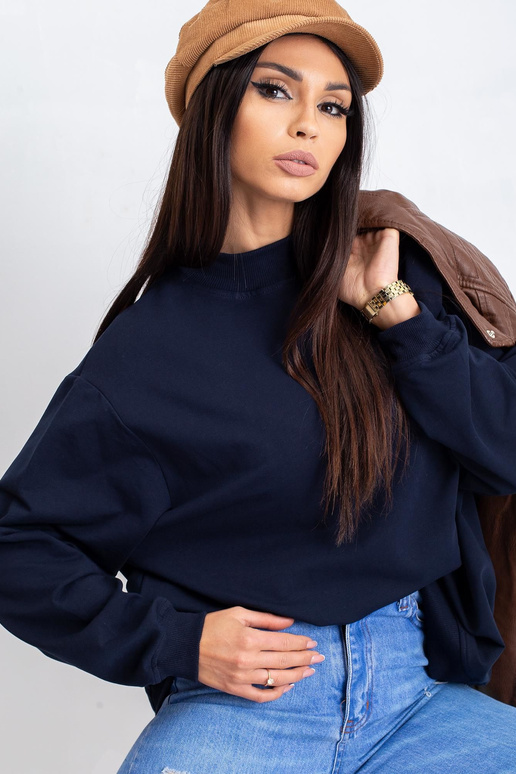 Tmavě modrá Twist mikina Tmavě modrá Twist mikina