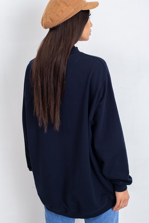 Tmavě modrá Twist mikina Tmavě modrá Twist mikina