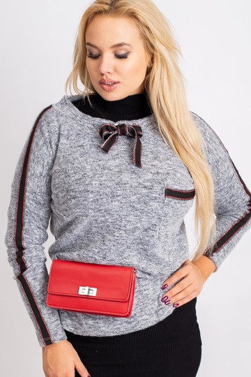 Šedá nadměrná halenka Diaz 2