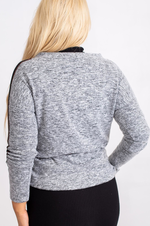 Šedá nadměrná halenka Diaz