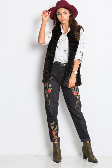 Černá Softy vesta OCH BELLA 2