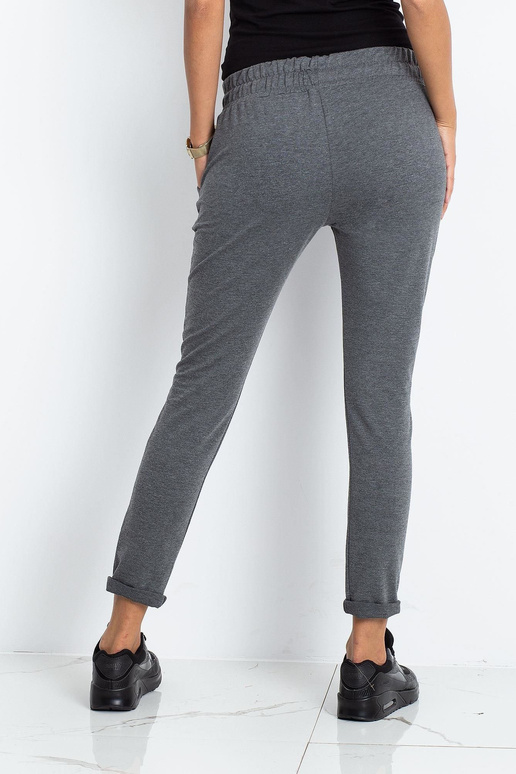 Tmavě šedé kalhoty Cadence