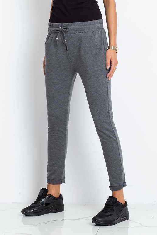 Tmavě šedé kalhoty Cadence