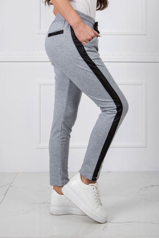 Šedé kalhoty Active