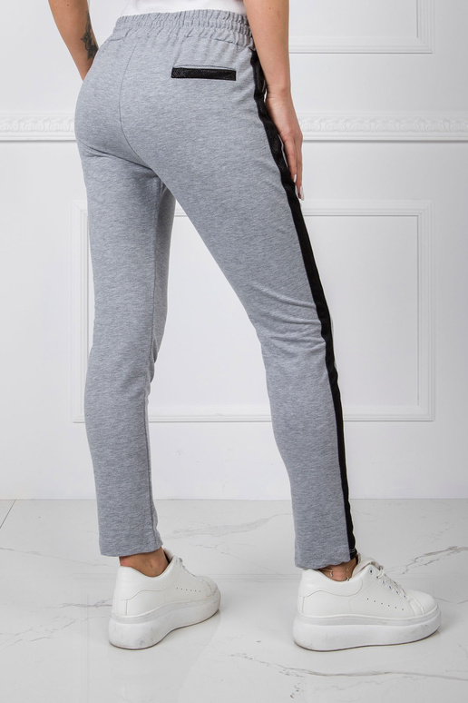 Šedé kalhoty Active