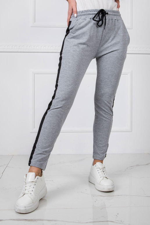 Šedé kalhoty Active