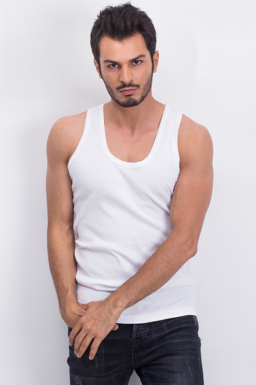 Bílé pánské tílko Zvažte