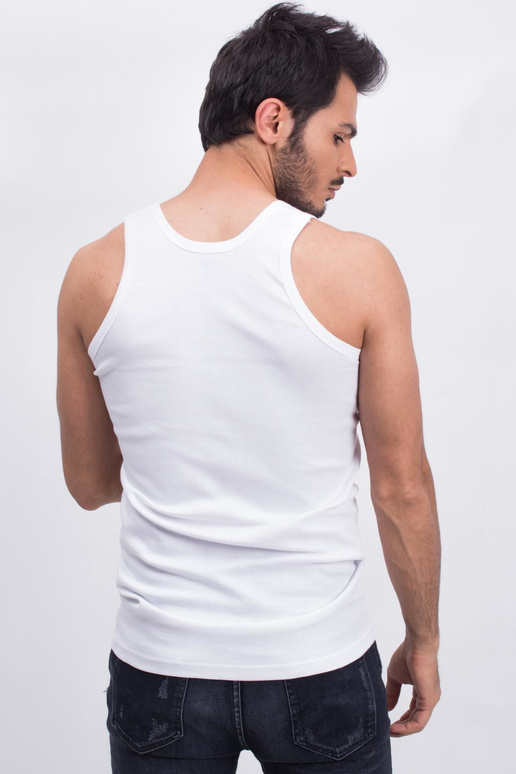 Bílé pánské tílko Zvažte