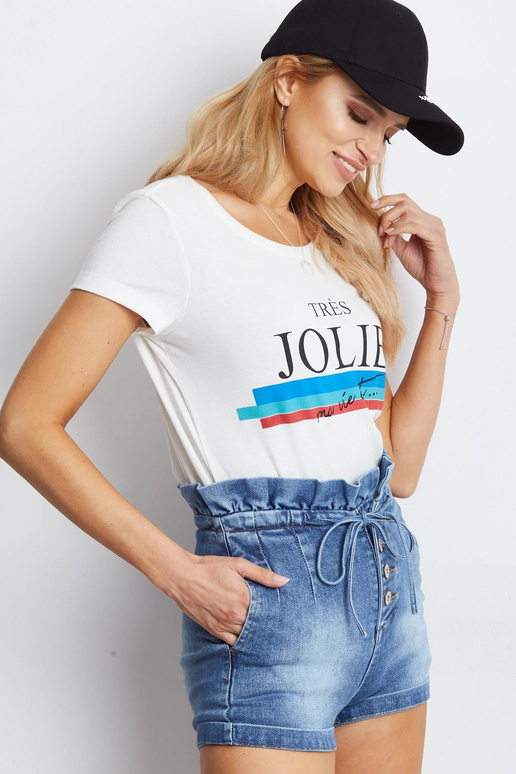 Modré vlastní šortky