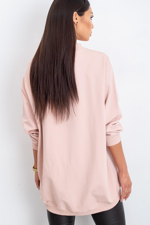 Špinavě růžová mikina Twist