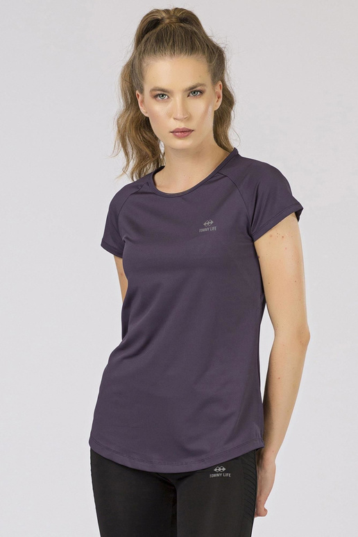 Fialové dámské tričko TOMMY LIFE