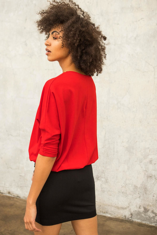 PRO FITNESS Claire Červená halenka PRO FITNESS Claire Červená halenka