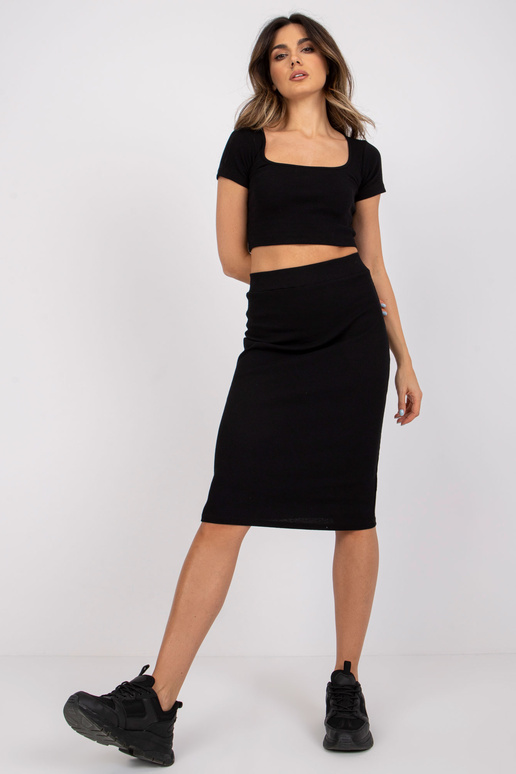 Černá Jammie sukně RUE PARIS Černá Jammie sukně RUE PARIS