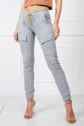 Šedé kalhoty Jolly