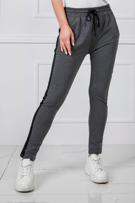 Tmavě šedé kalhoty Active