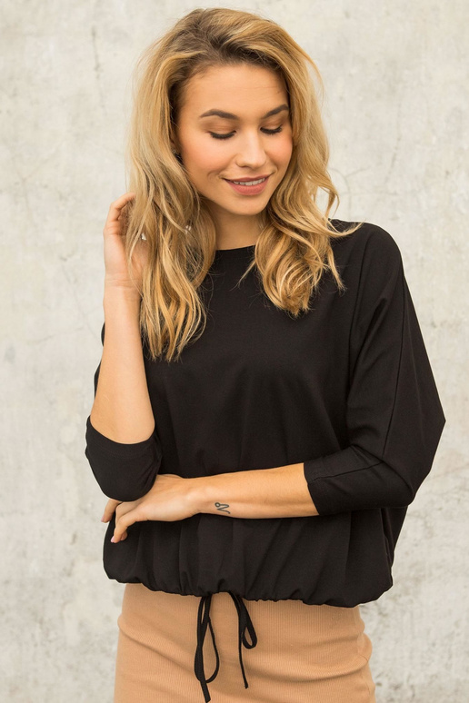 PRO FITNESS Černá halenka Claire PRO FITNESS Černá halenka Claire