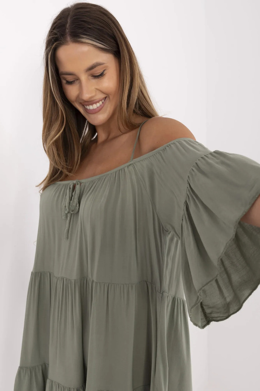 Khaki šaty Veronique