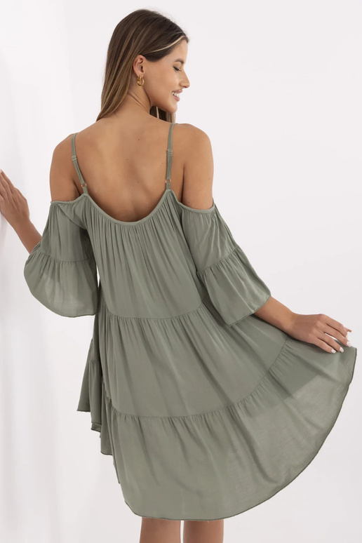 Khaki šaty Veronique