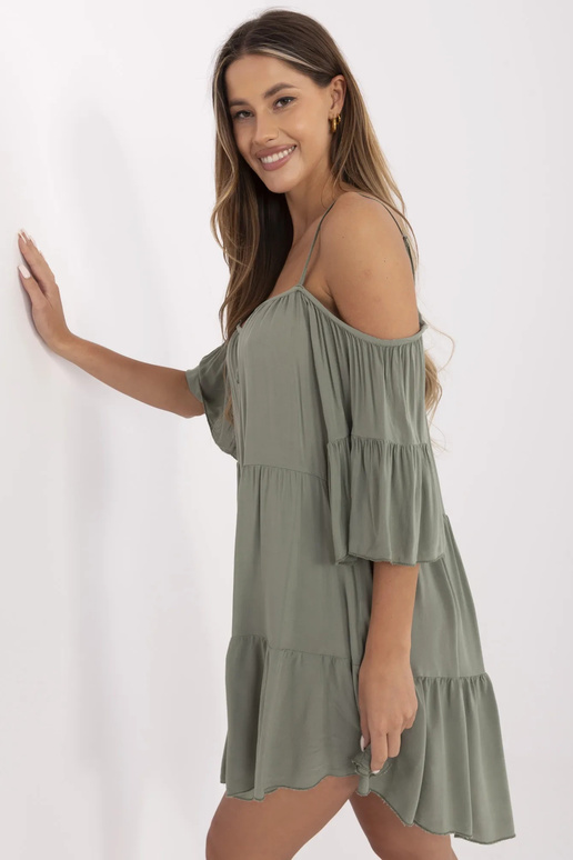 Khaki šaty Veronique