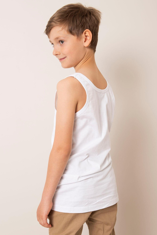 Bílý top pro kluka