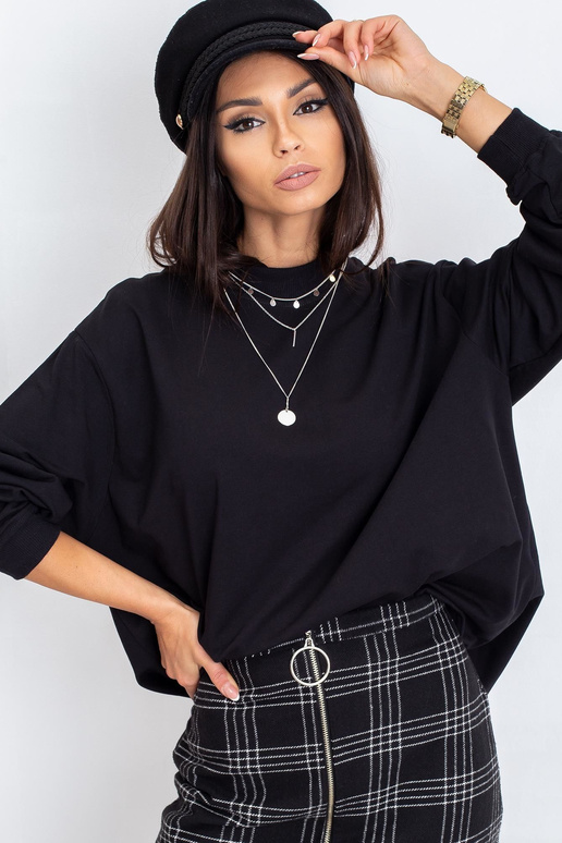 Černá Twist mikina Černá Twist mikina