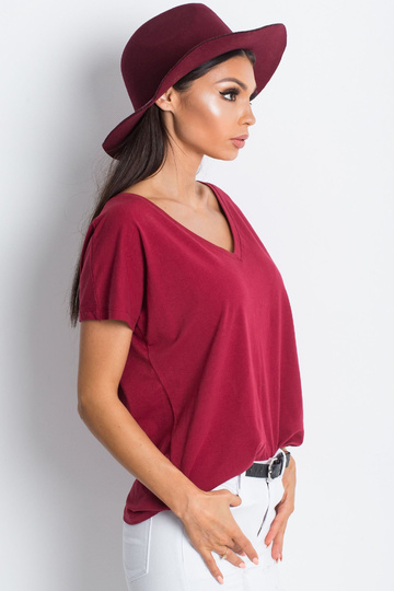 T-shirt-RV-TS-4832.16P-bordowy 2