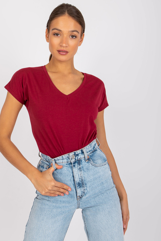 T-shirt-RV-TS-4832.16P-bordowy
