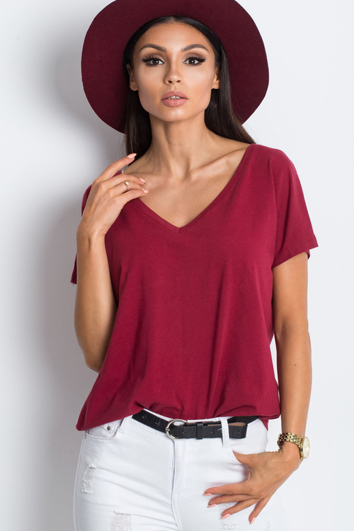 T-shirt-RV-TS-4832.16P-bordowy