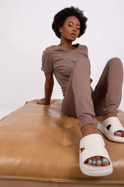 Kávové legíny Basic