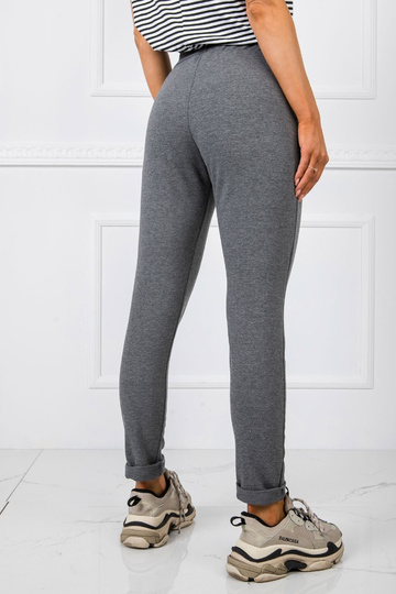 Tmavě šedé kalhoty Jess 2