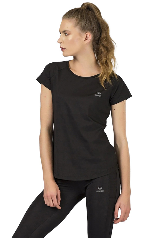 Černé dámské tričko TOMMY LIFE