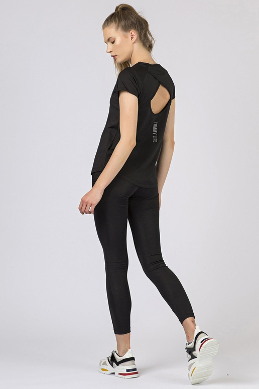 Černé dámské tričko TOMMY LIFE