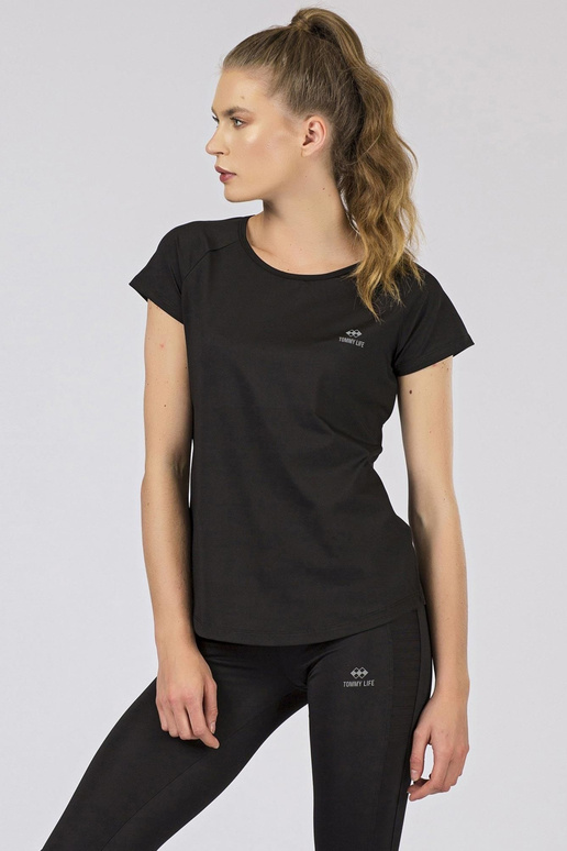 Černé dámské tričko TOMMY LIFE