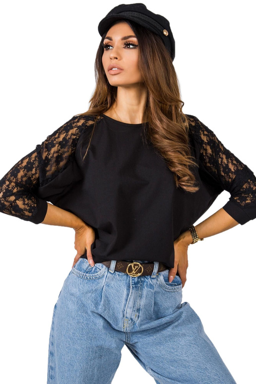 Černá halenka Shangri RUE PARIS