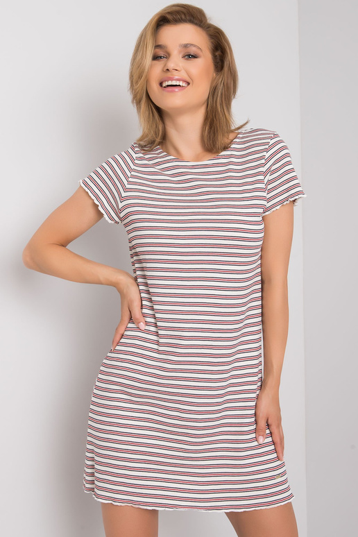 Bílé a červené šaty Trina