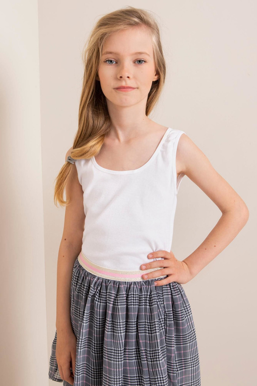 Bílý dívčí top