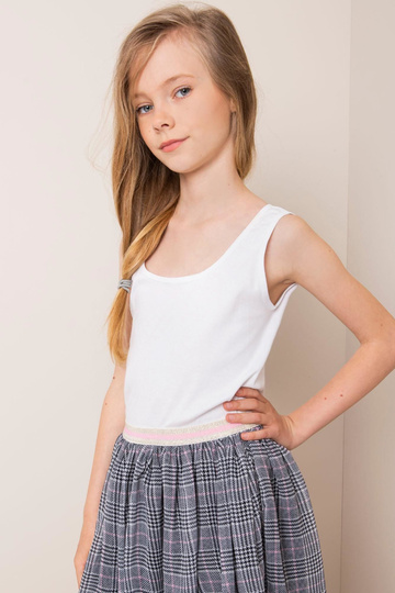 Bílý dívčí top 2