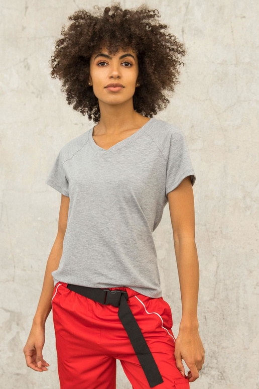 FOR FITNESS Šedé tričko Layla FOR FITNESS Šedé tričko Layla